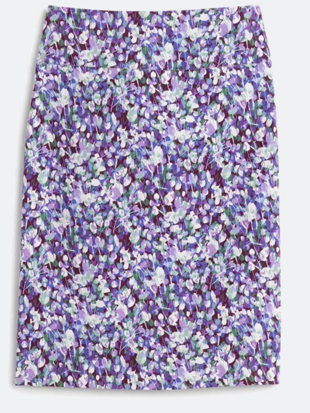 Margaret M Purple Lavender Floral Pencil Skirt